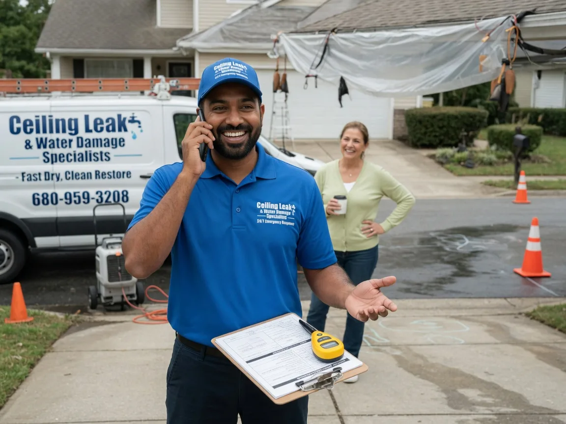 Ceiling Leak Cleanup Lincoln, IA FAQs